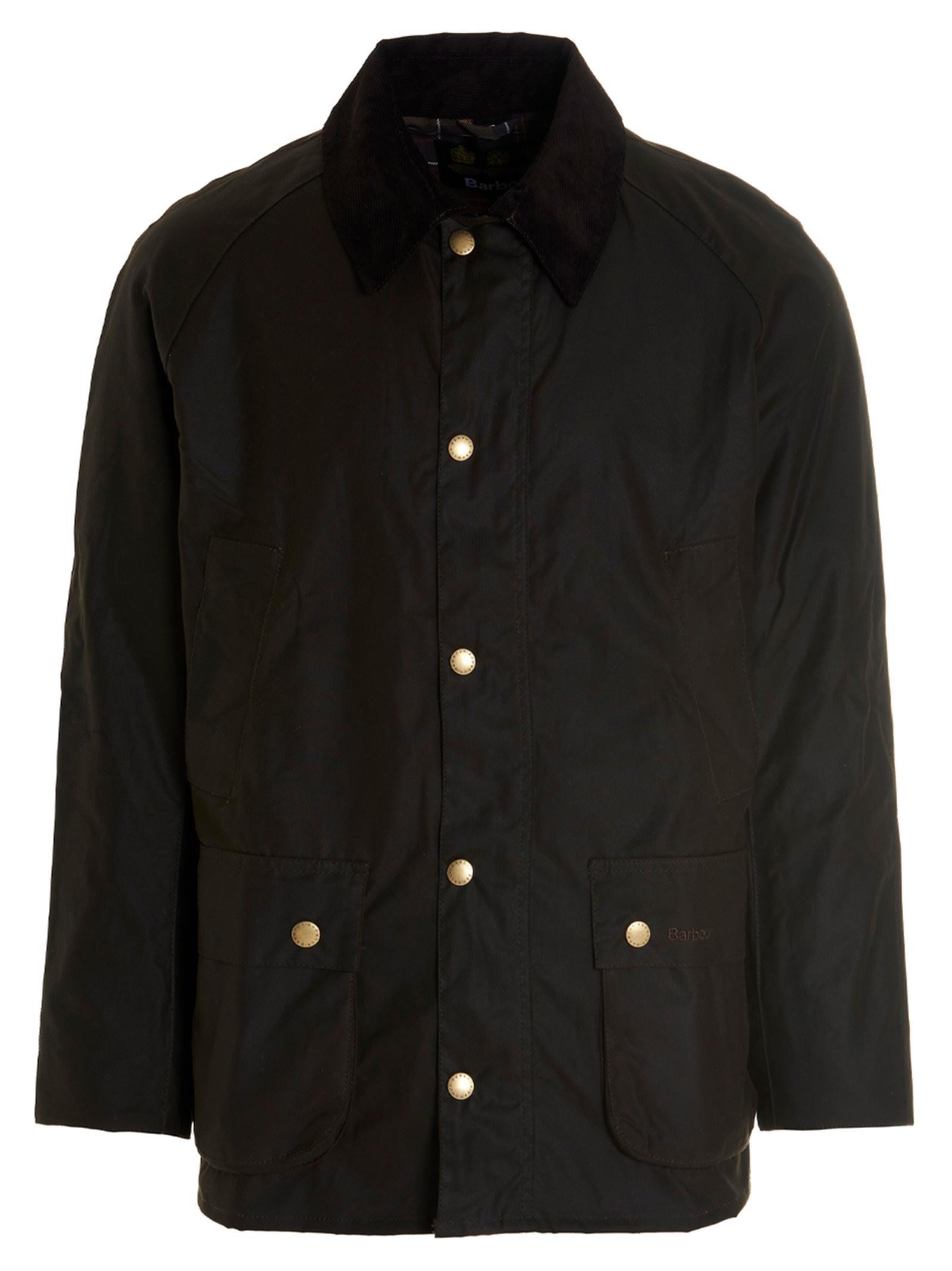 Jacket With Front Pockets And Long Sleeves In Green Product Image