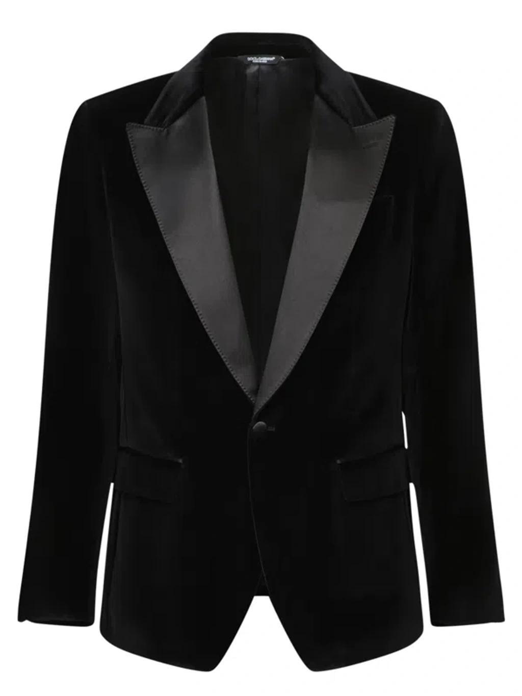 Black Velvet Jacket Product Image