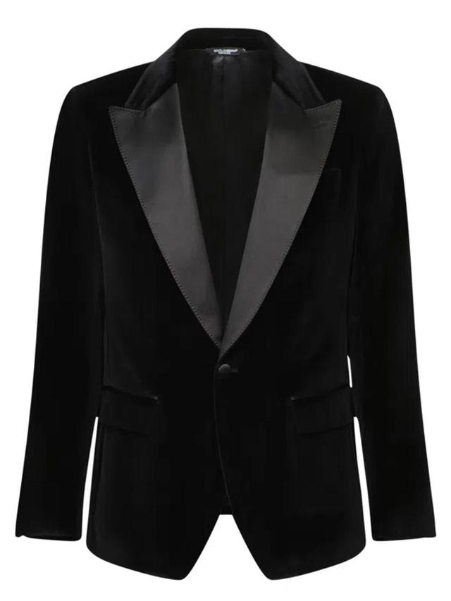 Black Velvet Jacket Product Image