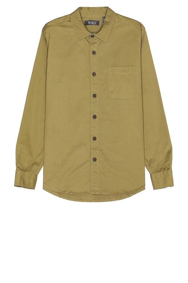 WAO Long Sleeve Twill Shirt Product Image