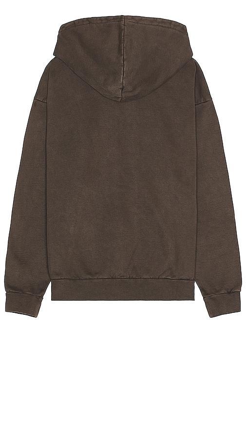 Obey Lowercase Pigment Zip Hoodie in Brown. Size L. Product Image