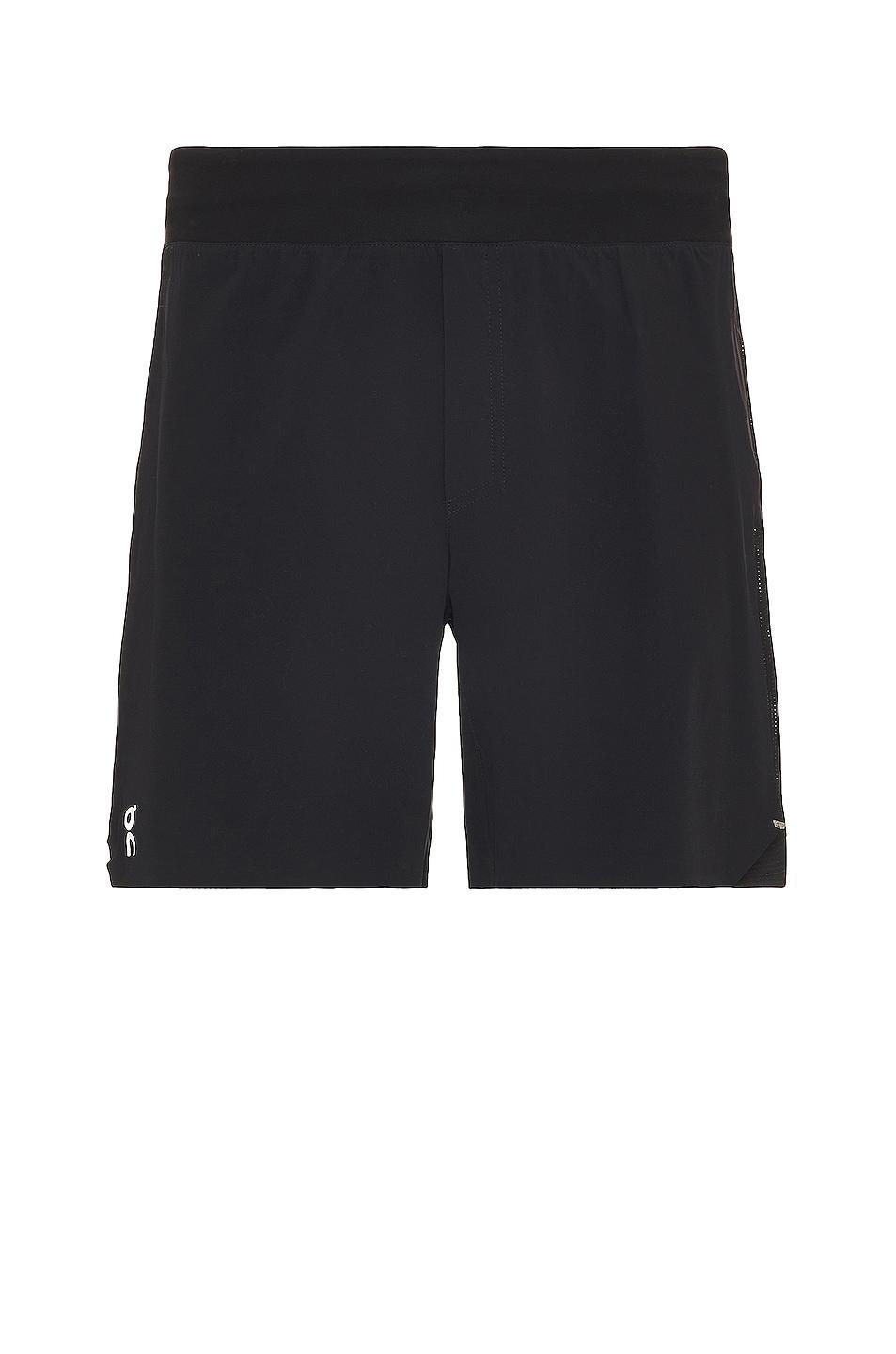 On Lightweight Shorts Black. (also in XL/1X). Product Image