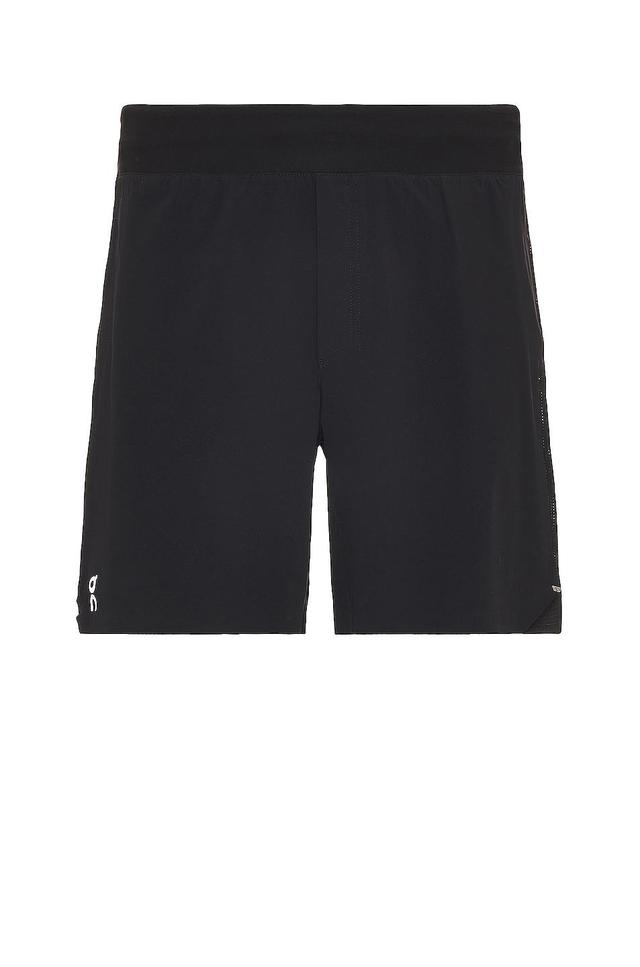 On Lightweight Shorts Black. (also in XL/1X). Product Image