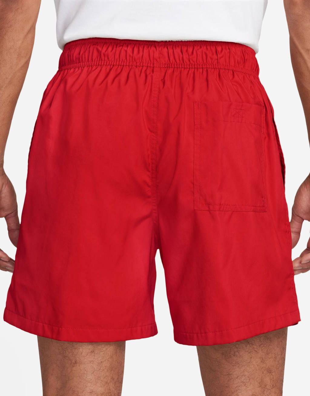 Nike Club shorts in red Product Image