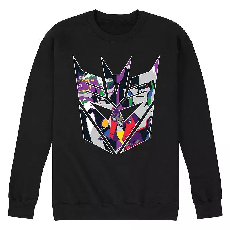 Mens Transformers Decepticon Logo Fleece Sweatshirt Product Image