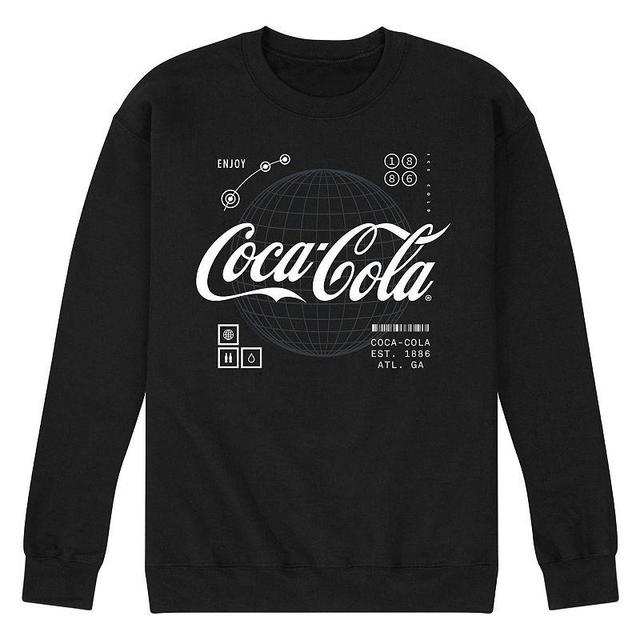 Mens CocaCola Logo Graphic Sweatshirt Product Image