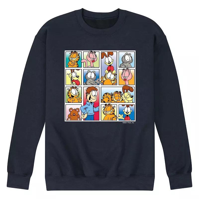 Mens Garfield Characters Sweatshirt Blue Product Image