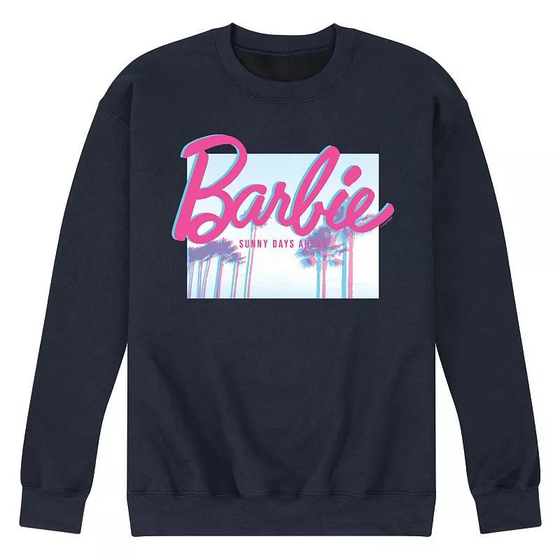 Mens Barbie Dream Summer Sunny Days Fleece Sweatshirt Product Image