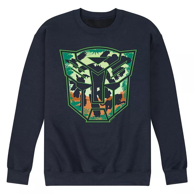 Mens Transformers Autobot Jungle Logo Fleece Sweatshirt Product Image