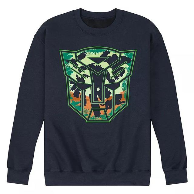 Mens Transformers Autobot Jungle Logo Fleece Sweatshirt Product Image