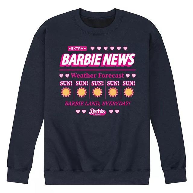 Mens Barbie The Movie Weather Forecast Graphic Tee Blue Product Image