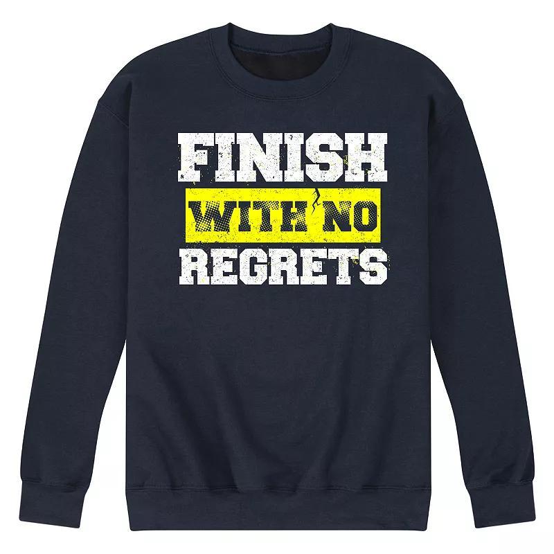 Mens No Regrets Fleece Sweatshirt Product Image