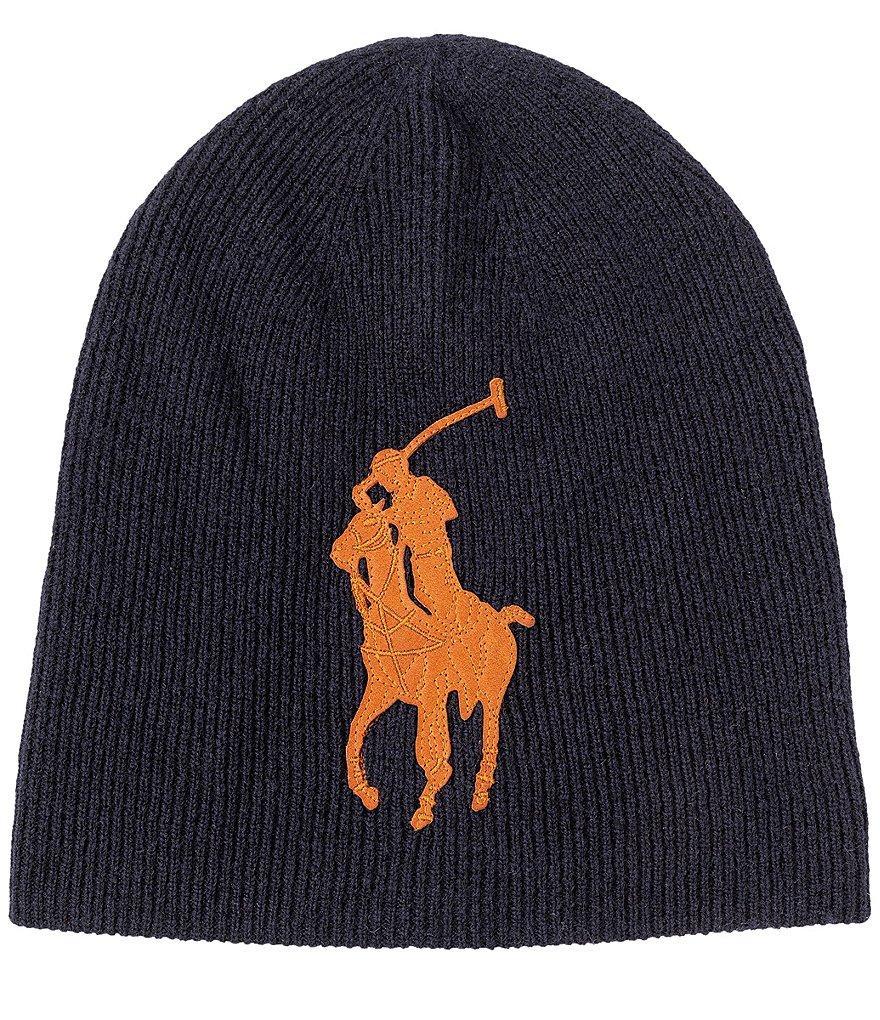 Polo Ralph Lauren Leather Patch Beanie Product Image