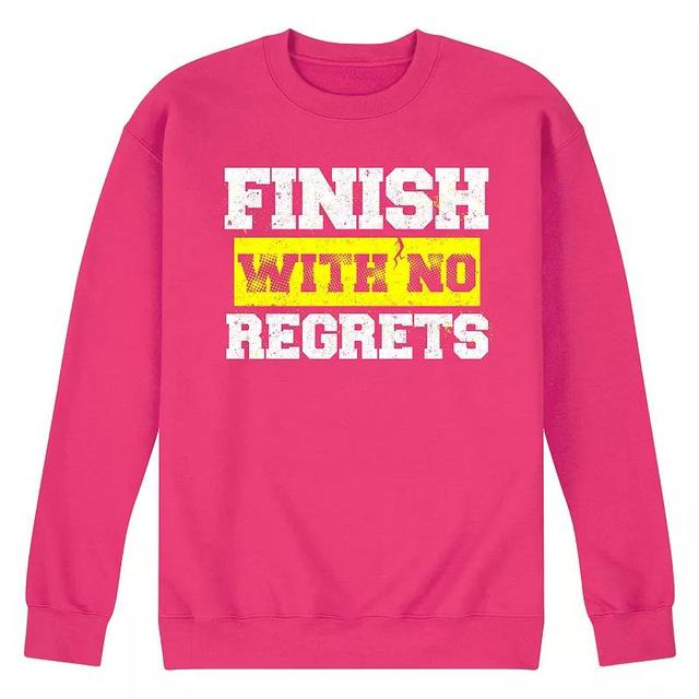 Mens No Regrets Fleece Sweatshirt Product Image