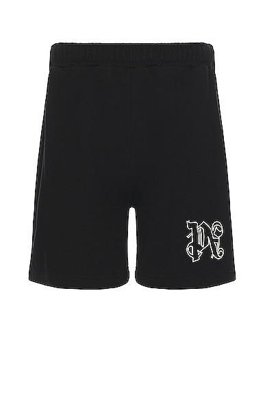 Palm Angels Monogram Sweatshorts Size L. Product Image