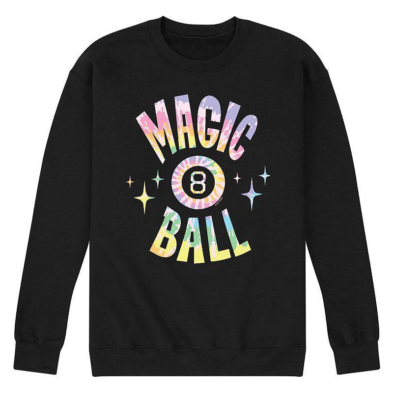 Mens Magic 8 Ball Tie Dye Fleece Sweatshirt Product Image