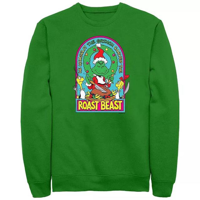 Big & Tall Dr. Seuss Grinch Roast Beast Graphic Fleece, Mens Product Image