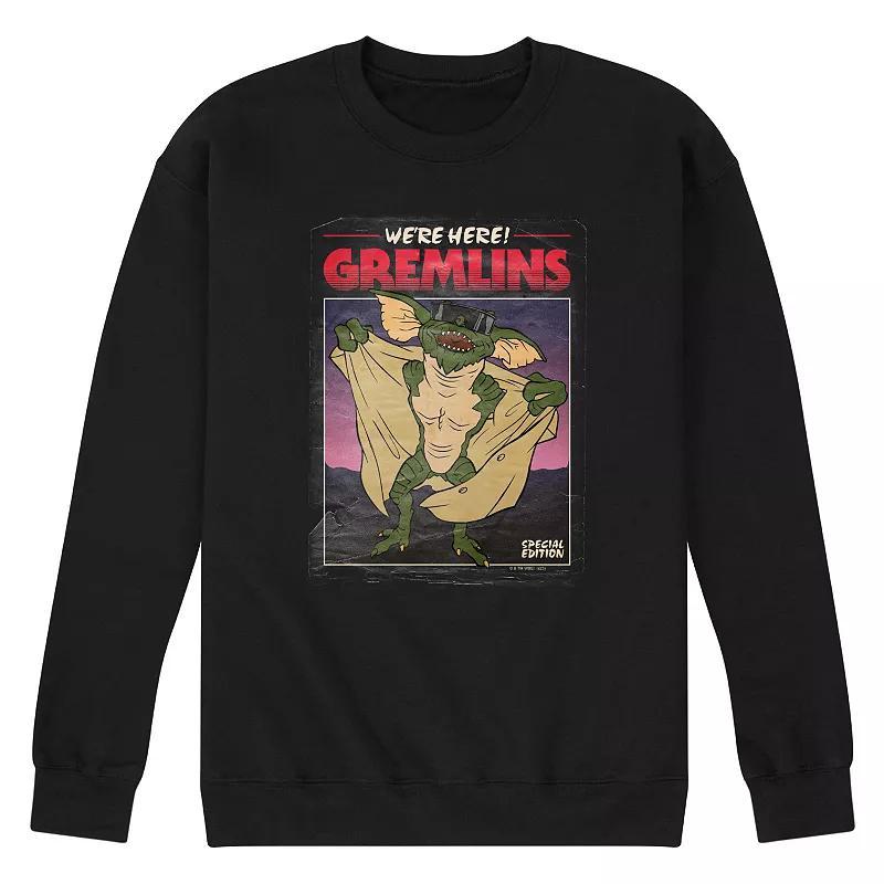 Mens Gremlins Movie Poster Fleece Sweatshirt Product Image