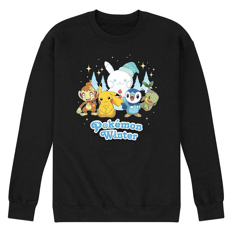 Mens Pokmon Group Winter Sweatshirt Product Image