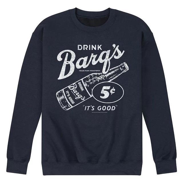 Mens Barqs Vintage Ad Graphic Fleece Blue Product Image