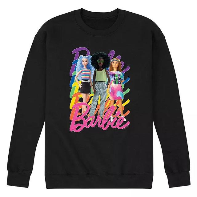 Mens Barbie Pride Rainbows Graphic Fleece Product Image