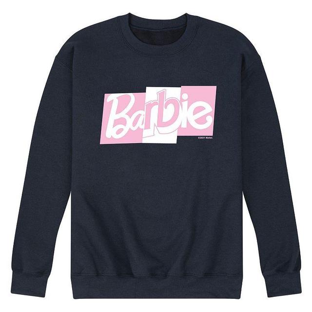 Mens Barbie Logo Fleece Sweatshirt Blue Product Image