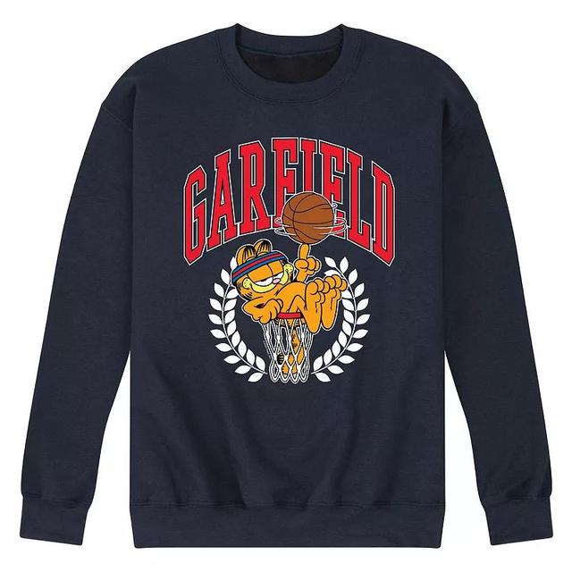 Mens Garfield Basketball Fleece Sweatshirt Product Image