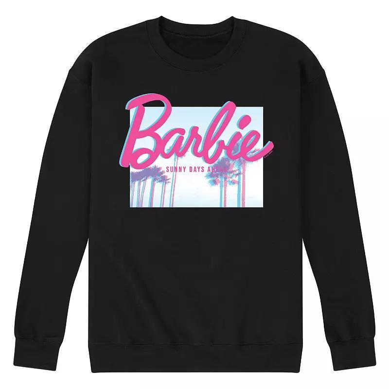 Mens Barbie Dream Summer Sunny Days Fleece Sweatshirt Product Image