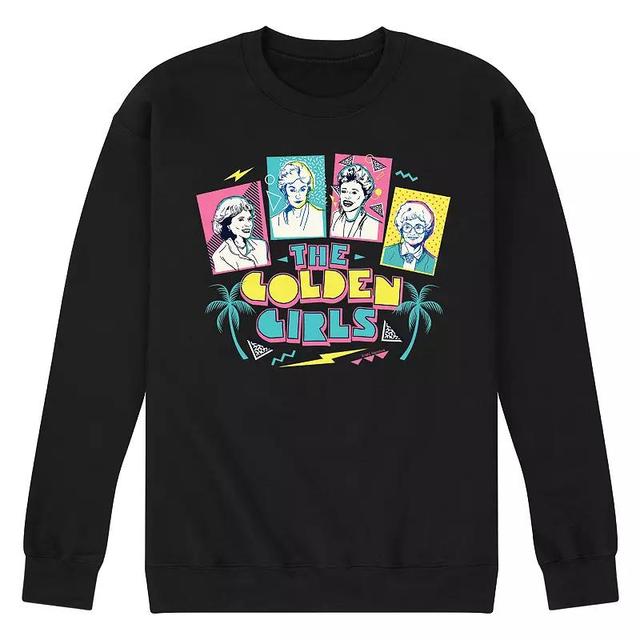 Mens Golden Girls Retro Photo Sweatshirt Blue Product Image