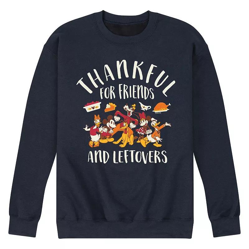 Disneys Mickey Mouse & Friends Mens Friends And Leftovers Fleece Sweatshirt Product Image