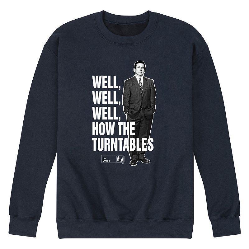 Mens The Office Well Well Well Sweatshirt Blue Product Image