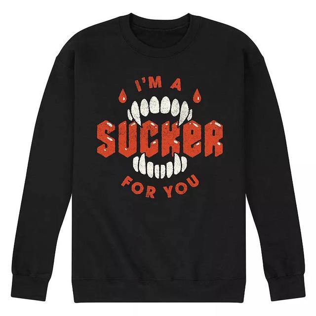 Mens Im A Sucker For You Fleece Sweatshirt Product Image