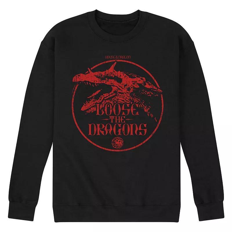 Mens House Of The Dragon Loose The Dragons Fleece Sweatshirt Product Image