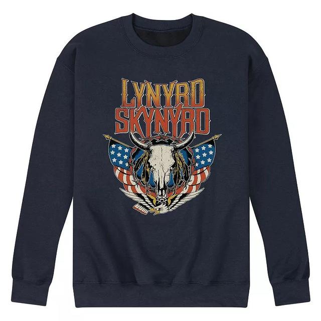 Mens Yellowstone Elect Dutton Fleece Sweatshirt Blue Product Image