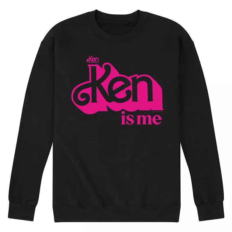 Mens Barbie The Movie Ken Is Me Fleece Sweatshirt Med Grey Product Image