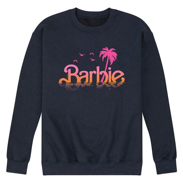 Mens Barbie Logo Fleece Sweatshirt Blue Product Image