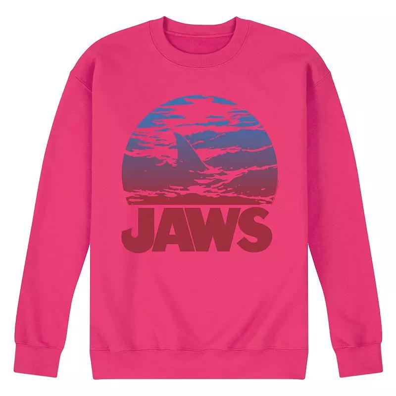 Mens Jaws Ombre Fleece Sweatshirt Pink Product Image