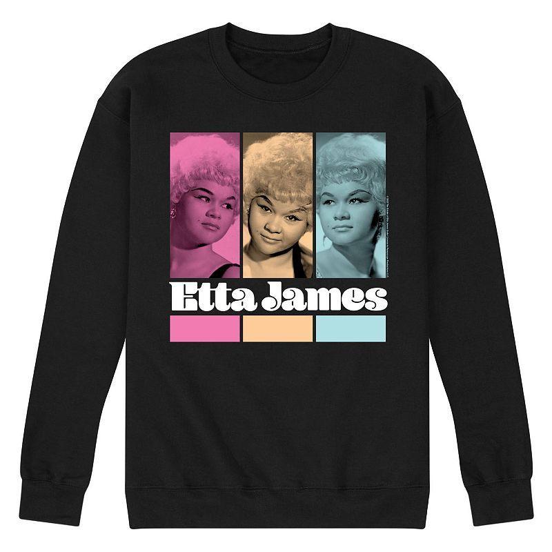 Mens Etta James Fleece Sweatshirt Black Product Image