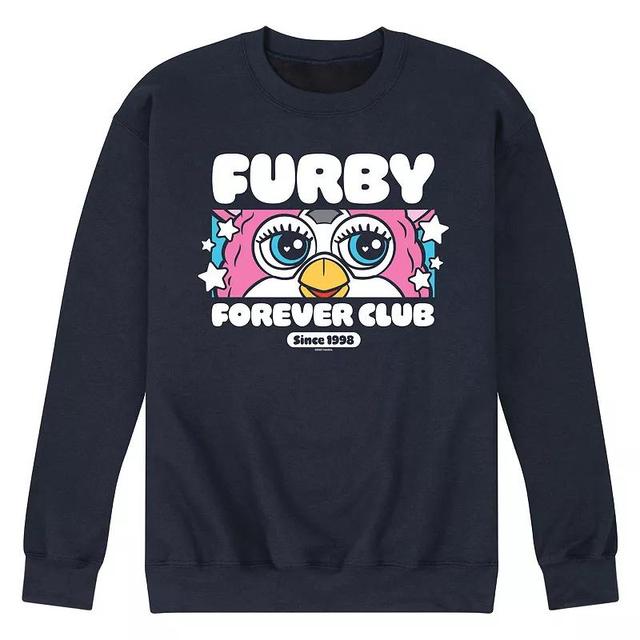 Mens Furby Forever Club Fleece Sweatshirt Blue Product Image