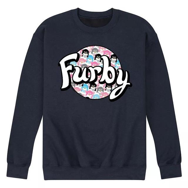 Mens Furby Logo Fleece Sweatshirt Blue Product Image