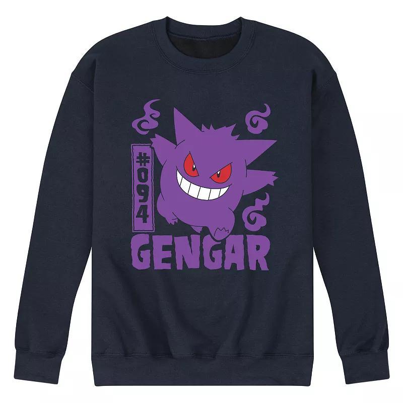 Mens Pokmon Gengar Fleece Sweatshirt Blue Product Image