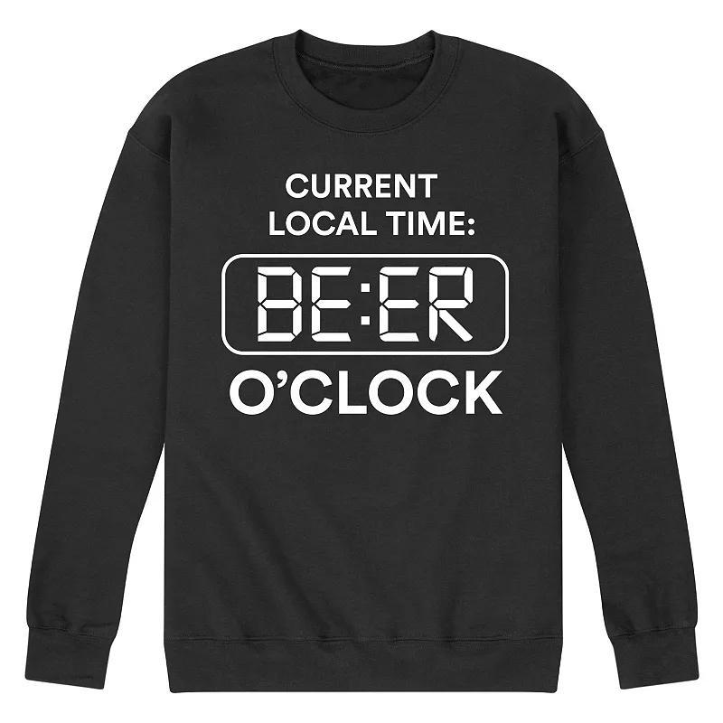 Mens Beer Oclock Sweatshirt Black Product Image