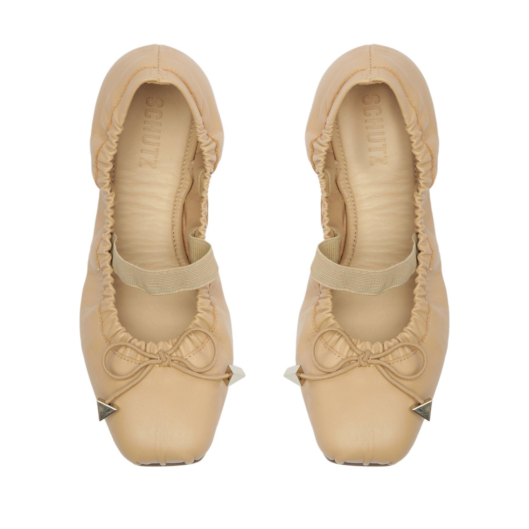 Fanny Leather Flat Female Product Image