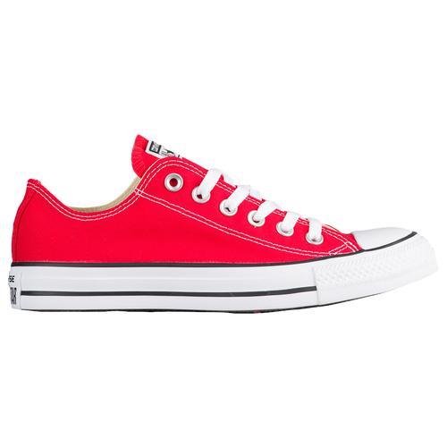 Converse Womens All Star Low Top - Basketball Shoes Red/White Product Image