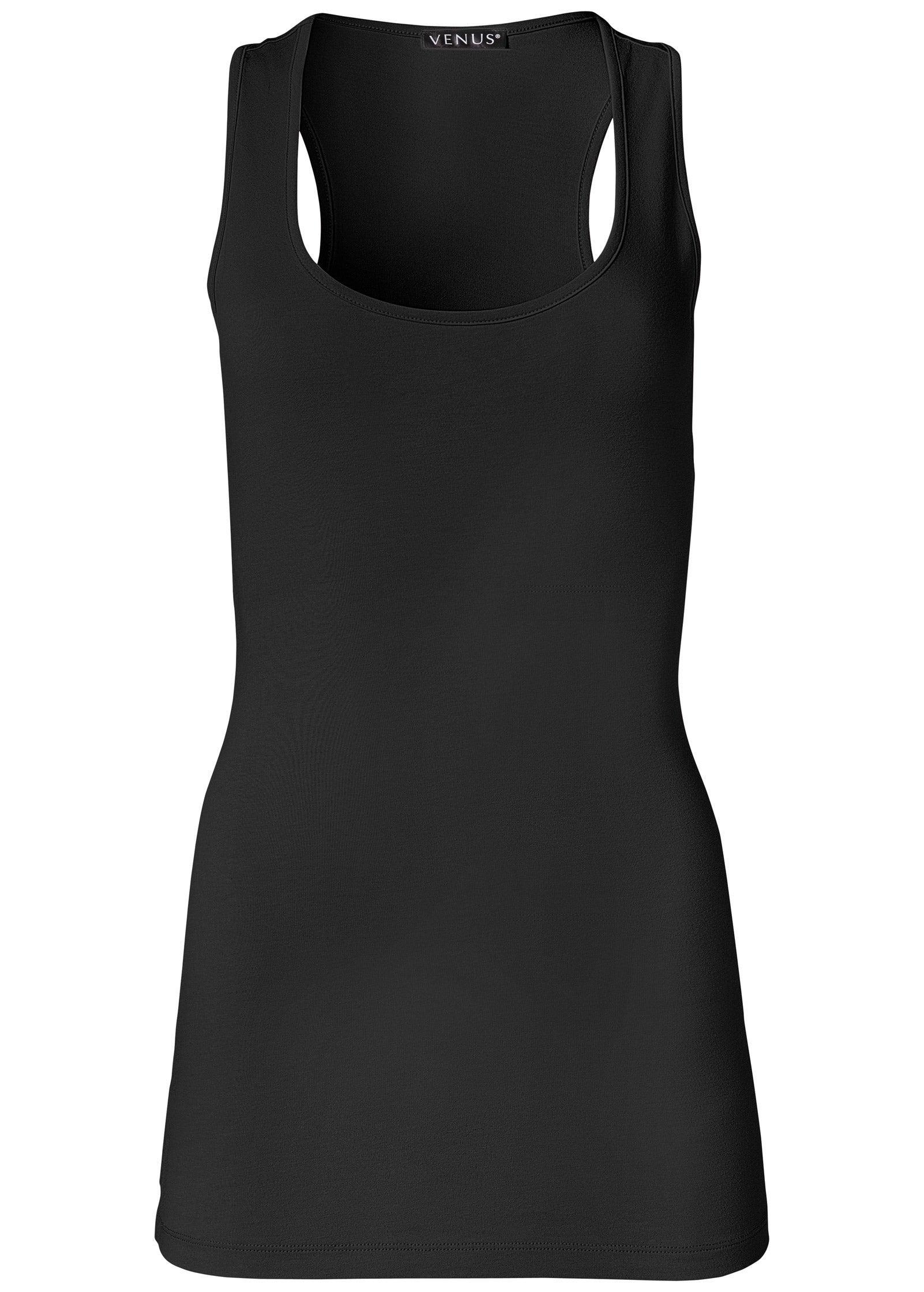 Long And Lean Tank - Black Product Image