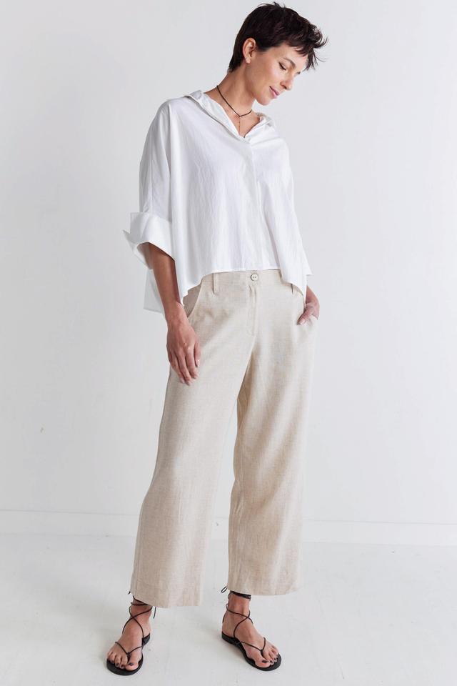 Linen A-Line Pants Product Image