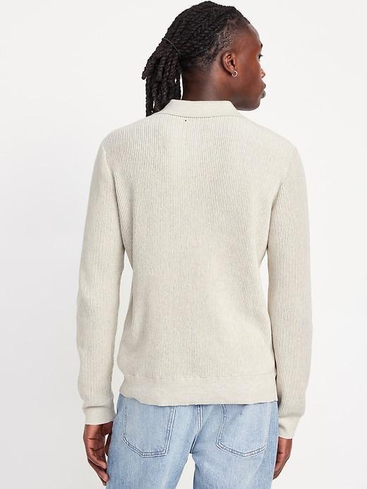 Relaxed Fit Polo Sweater Product Image