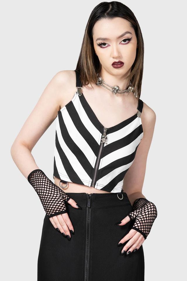 Stripe O Negative Top - Resurrect Female Product Image