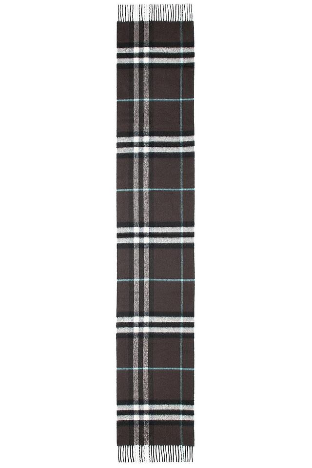 Burberry Giant Check Scarf in Brown Product Image