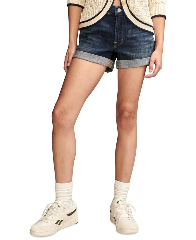 Lucky Brand Womens Ava Mid Rise Denim Shorts Product Image